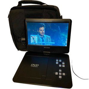 Sylvania SDVD1030 10in Swivel-Screen Portable DVD Player Carry Bag Remote Contro